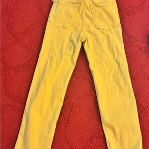 LC Lauren Conrad Yellow Straight Leg Jeans